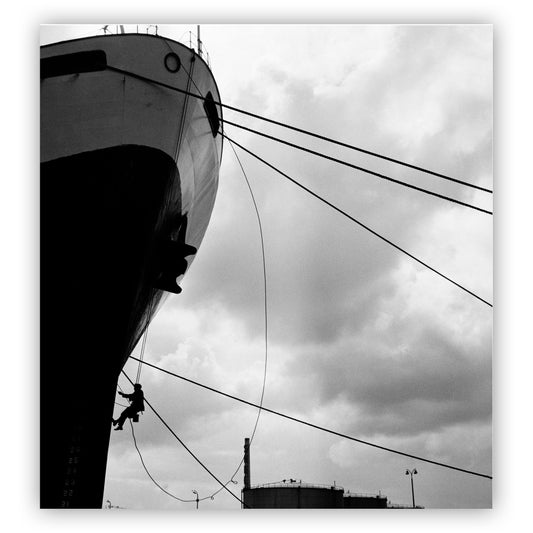 Schip in de haven Rotterdam, Aart Klein