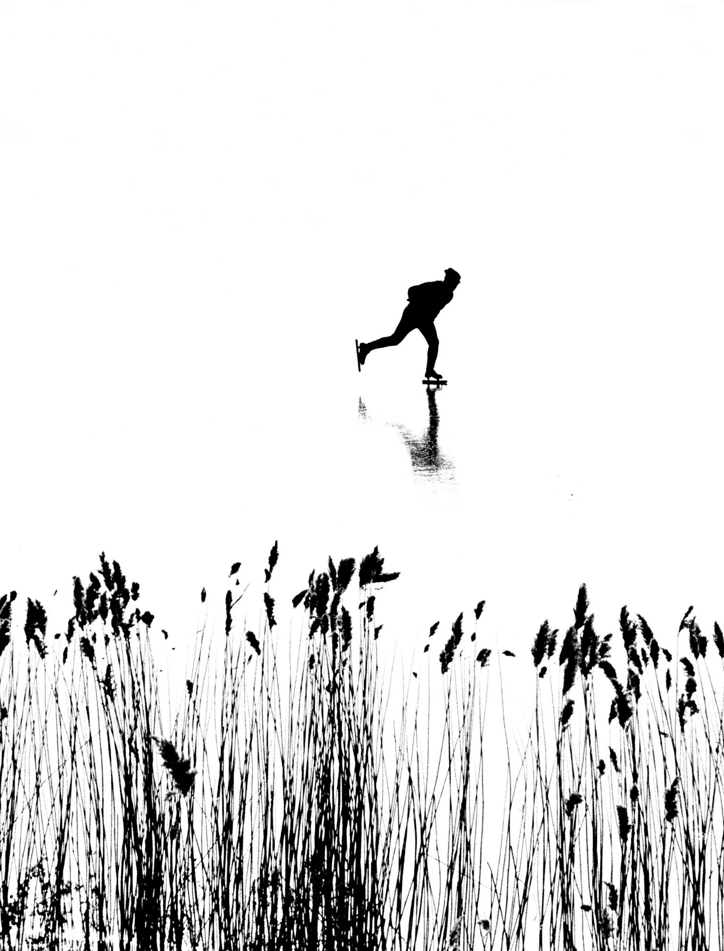 Schaatser op het Nieuwe Diep, Aart Klein