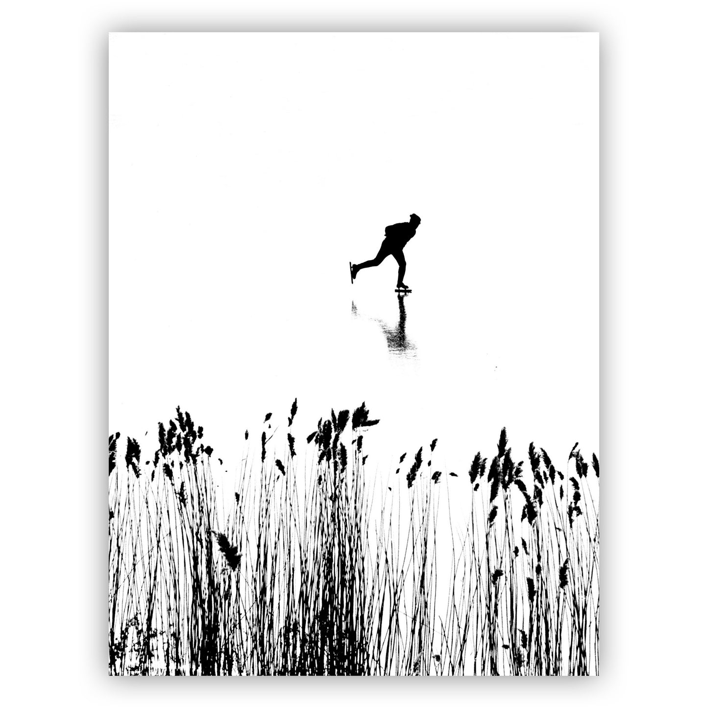 Schaatser op het Nieuwe Diep, Aart Klein