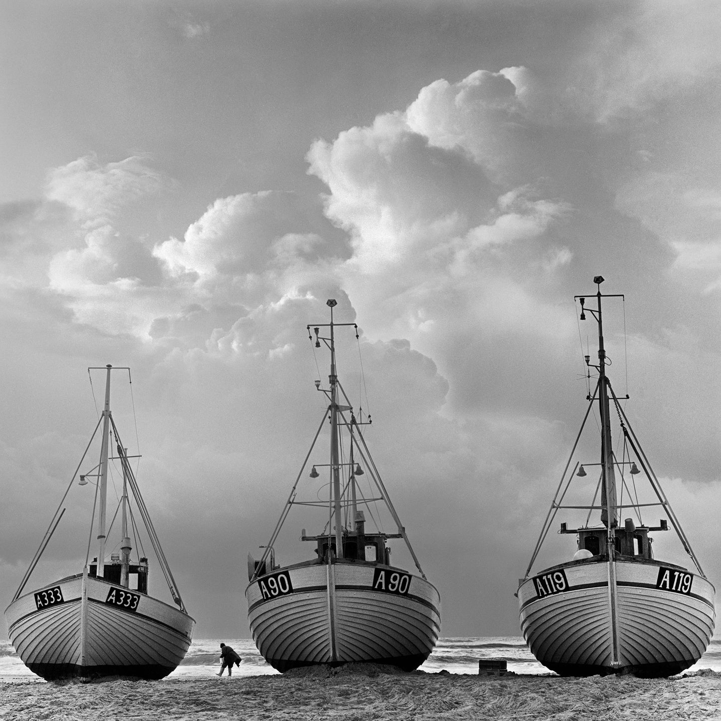 Schepen op het strand, Dirk de Herder