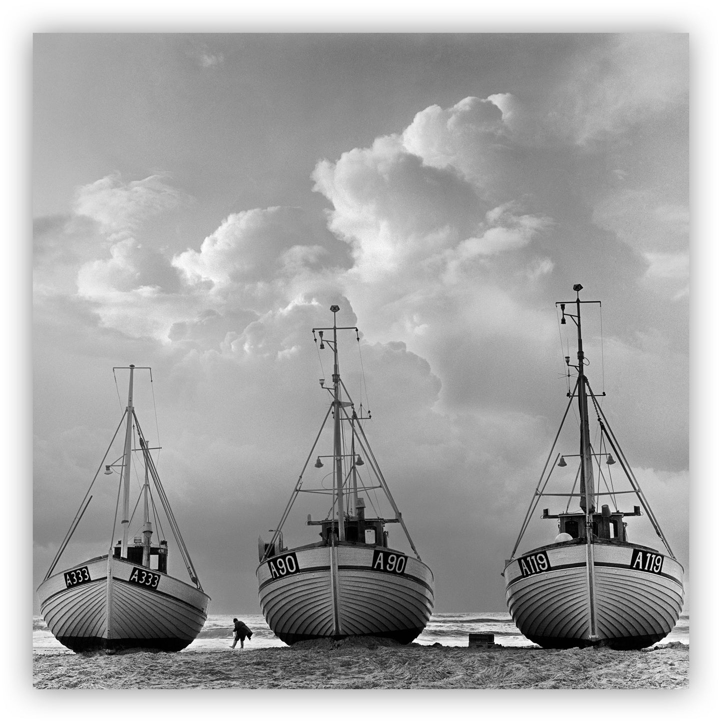 Schepen op het strand, Dirk de Herder